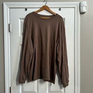 nuuds men’s long sleeve everyday tee, size large